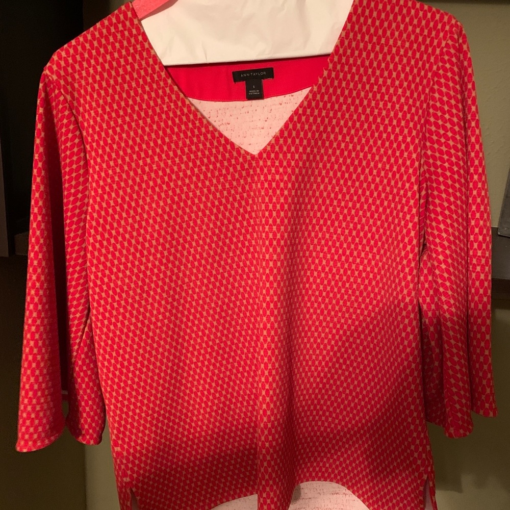 Red blouse